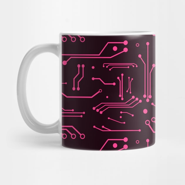 Pink Circuits by Firestorm Fox
